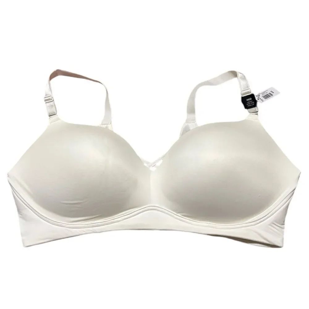Torrid White Dream Wire-Free Push-Up Women's Bra, 46D